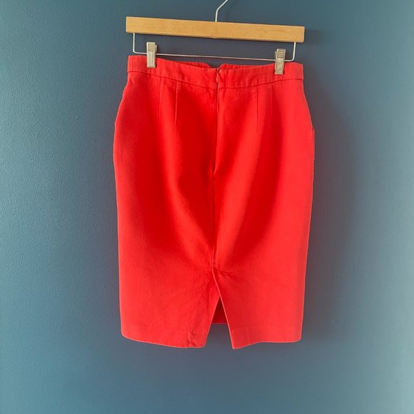 Red Zara Pencil Skirt - Picture 3 of 5